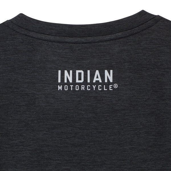 Indian Motorcycle Men's IMC Reflective Athletic Tee, Black | 2833276 - Bair's Powersports