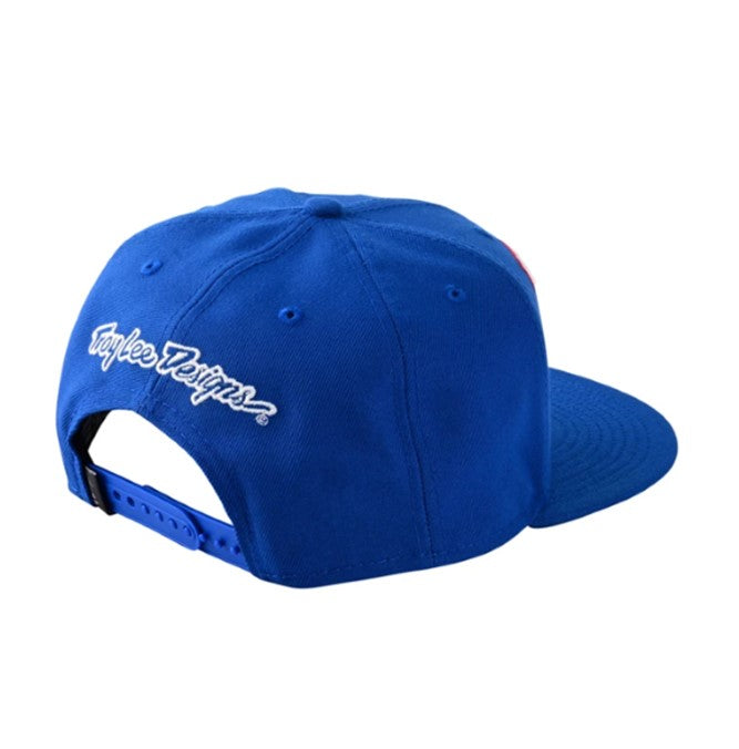 Polaris Troy Lee Designs Snapback, Blue | 2833322 - Bair's Powersports