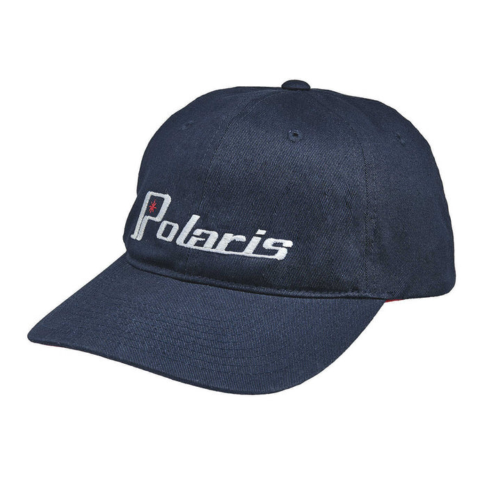 Polaris Racing Cap Polaris Men's Flexfit Hat with Retro White Polaris® Logo, Navy | 28605 ...