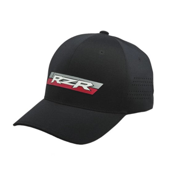 Polaris RZR Patch Hat S/M, Black/Red | 2860607 - Bair's Powersports