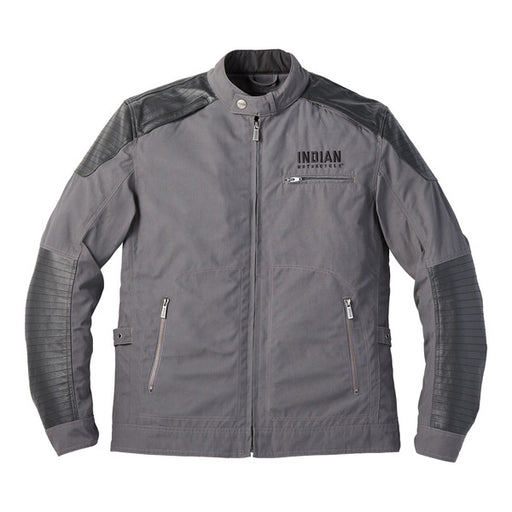 Indian Motorcycle Men's Textile Montana Jacket, Gray | 2860656 - Bair's Powersports