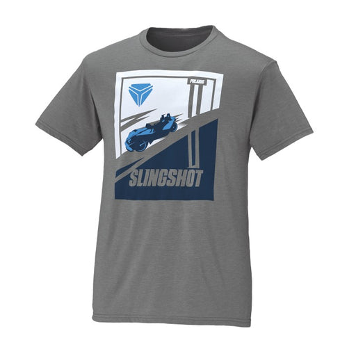 Slingshot Men's Short-Sleeve Fast T-Shirt, Gray | 2860682 - Bair's Powersports