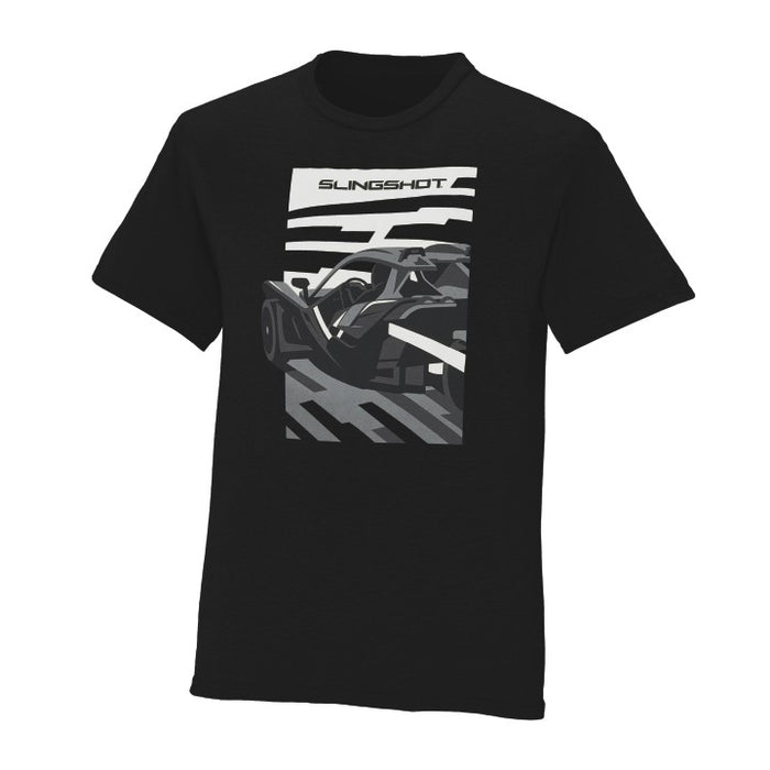 Slingshot Men's Short-Sleeve Views T-Shirt, Black | 2860683 - Bair's Powersports