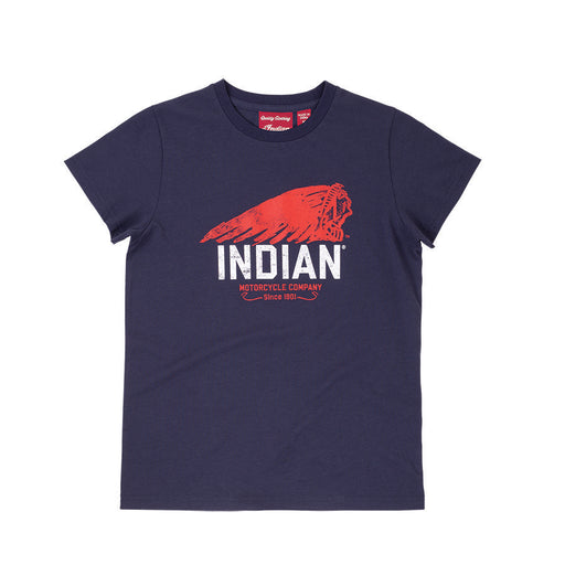 Indian Motorcycle Kids Hand Printed T-Shirt, Blue | 2860756 - Bair's Powersports