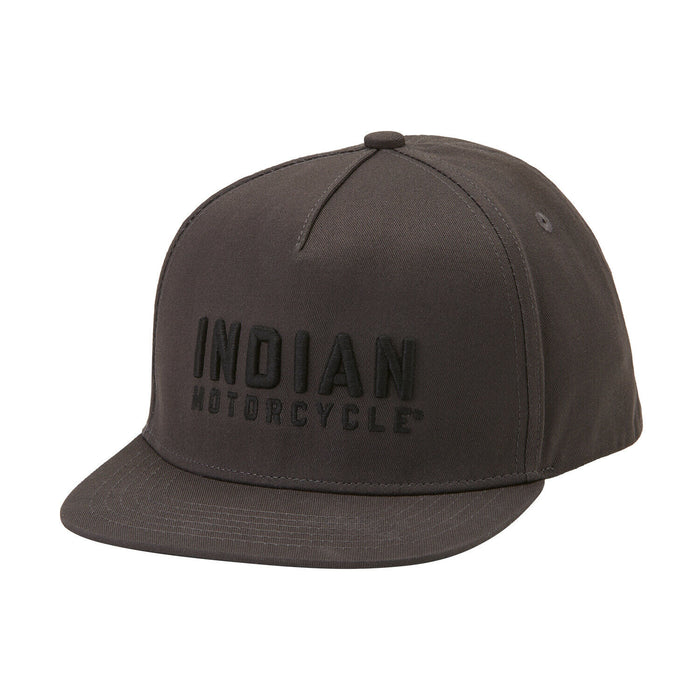 Indian Motorcycle Men's Block Logo Embroidery Hat, Gray | 2861341 - Bair's Powersports
