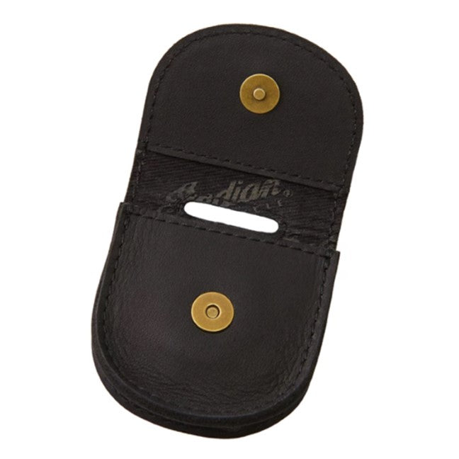 Indian Motorcycle Quality Leather Fob Key Carrier, Black | 2861355 - Bair's Powersports