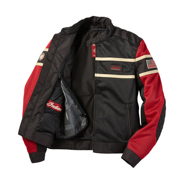 Indian Motorcycle Men's Arlington Mesh Jacket, Black | 2861400 - Bair's Powersports