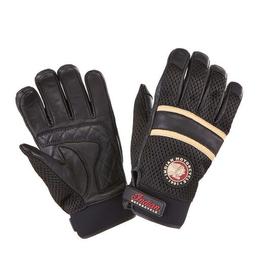 Indian Motorcycle Men's Arlington Mesh Glove, Black | 2861413 - Bair's Powersports