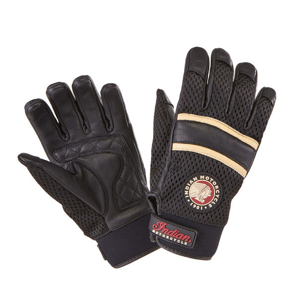 Indian Motorcycle Women's Arlington Mesh Glove, Black | 2861414 - Bair's Powersports
