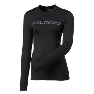 Polaris Women's Base Layer Top, Black | 2861455 - Bair's Powersports