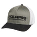 Polaris Checkered Hat, Gray | 2833492 - Bair's Powersports