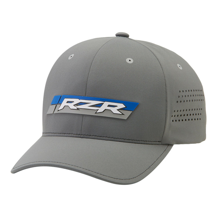 Polaris RZR Patch Hat, S/M, Gray/Blue | 2861547 - Bair's Powersports