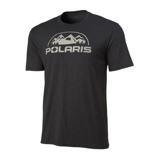 Polaris Men's Mountain Tee, Black | 2861572 - Bair's Powersports