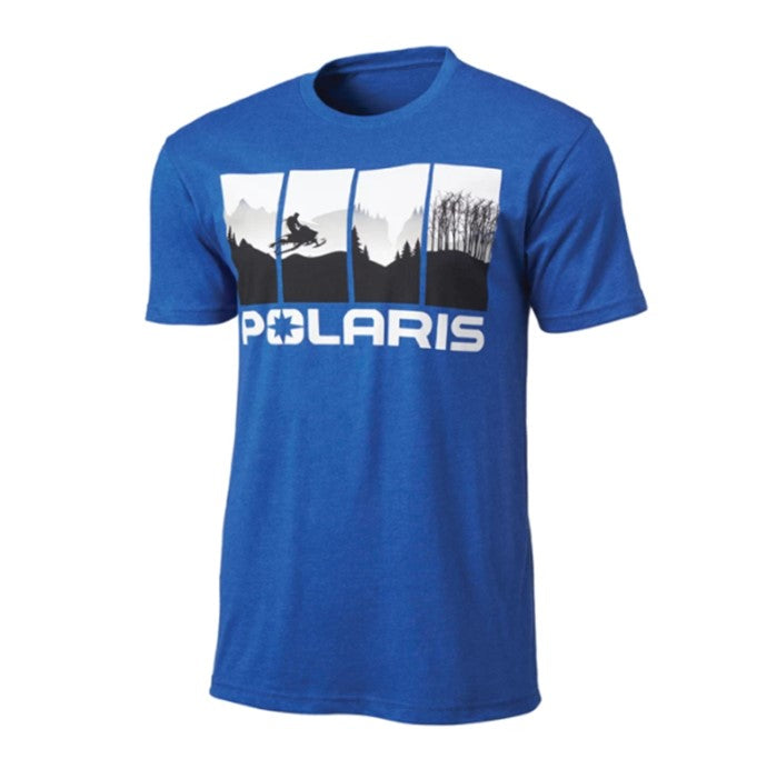 Polaris Men's 4-Scene Graphic T-Shirt, Royal Blue | 2861577 - Bair's Powersports