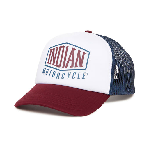 Indian Motorcycle Men's Shield Logo Trucker Hat | 2861686 - Bair's Powersports