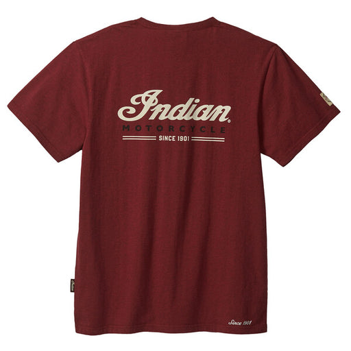 Indian Motorcycle Men's Motorcycle T-Shirt, Red | 2861893 - Bair's Powersports