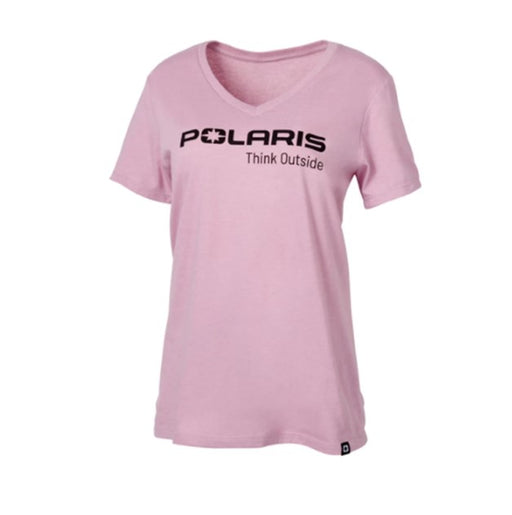 Polaris Women's Think Outside Tee, Pink | 2862518 - Bair's Powersports