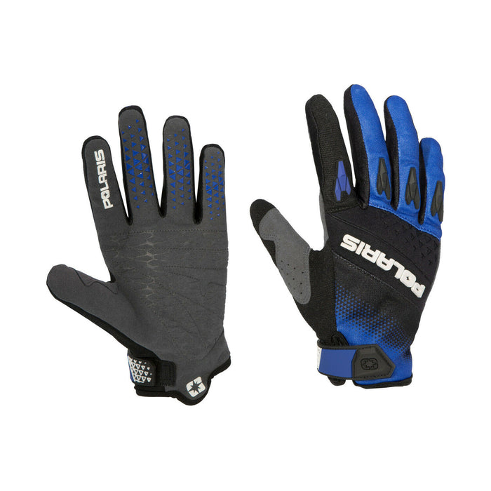 Polaris Turbo Gloves, Blue | 2862728 - Bair's Powersports