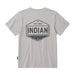 Indian Motorcycle Men's Hexagon Graphic T-Shirt, Gray | 2862761 - Bair's Powersports