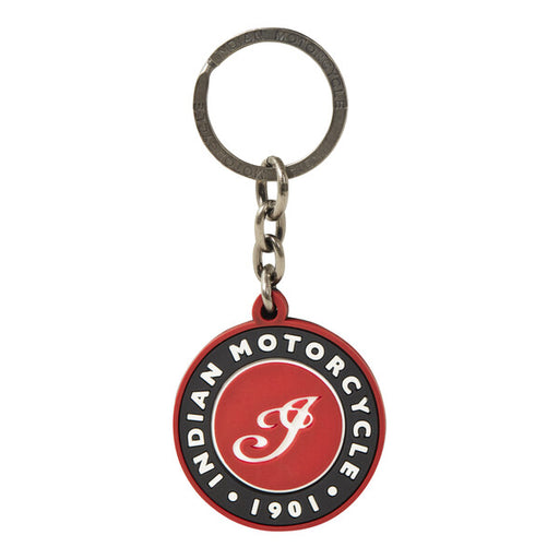 Indian Motorcycle Rubber I Icon Key Ring | 2862802 - Bair's Powersports