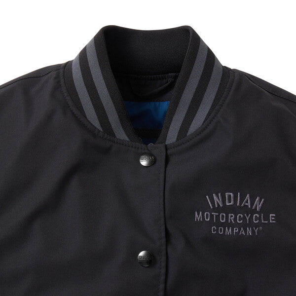 Indian Motorcycle Women's Casual Bomber, Black | 2862816 - Bair's Powersports