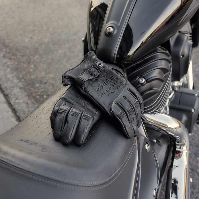 Indian Motorcycle Women's Classic Glove 2, Black | 2862849 - Bair's Powersports