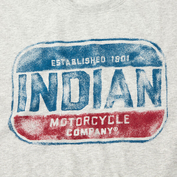 Indian Motorcycle Men's Indian Sign Tee, Gray | 2862891 - Bair's Powersports