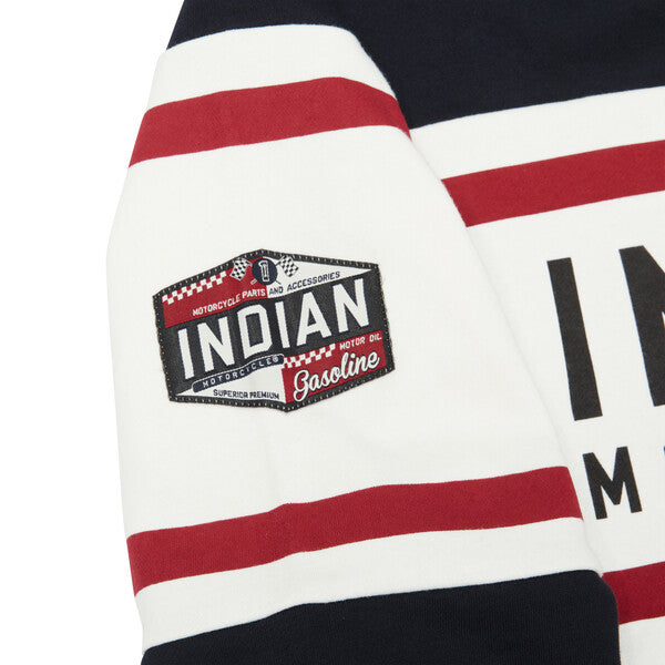 Indian Motorcycle Men's Pullover Hoodie Sweatshirt, Navy | 2862900 - Bair's Powersports