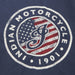 Indian Motorcycle Kid's USA Flag Logo Tee, Navy | 2862932 - Bair's Powersports