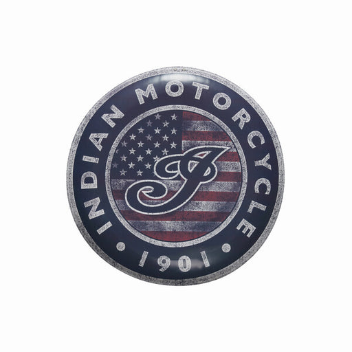 Indian Motorcycle USA Flag Logo Metal Sign | 2862941 - Bair's Powersports