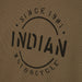 Indian Motorcycle Men's Long Sleeve Stencil Block Icon Henley T-Shirt, Khaki | 2862970 - Bair's Powersports
