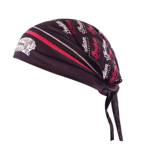 Indian Motorcycle Head Tie, Red/Black | 2869643 - Bair's Powersports
