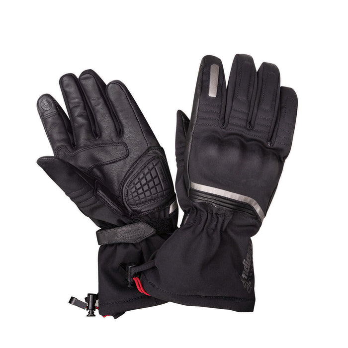 Indian Motorcycle Men's Winter Riding Gloves, Black | 2869729 - Bair's Powersports