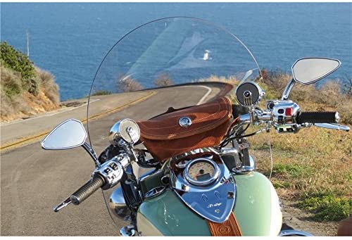 Indian Motorcycle Genuine Leather Handlebar Bag, Desert Tan | 2879577-05 - Bair's Powersports