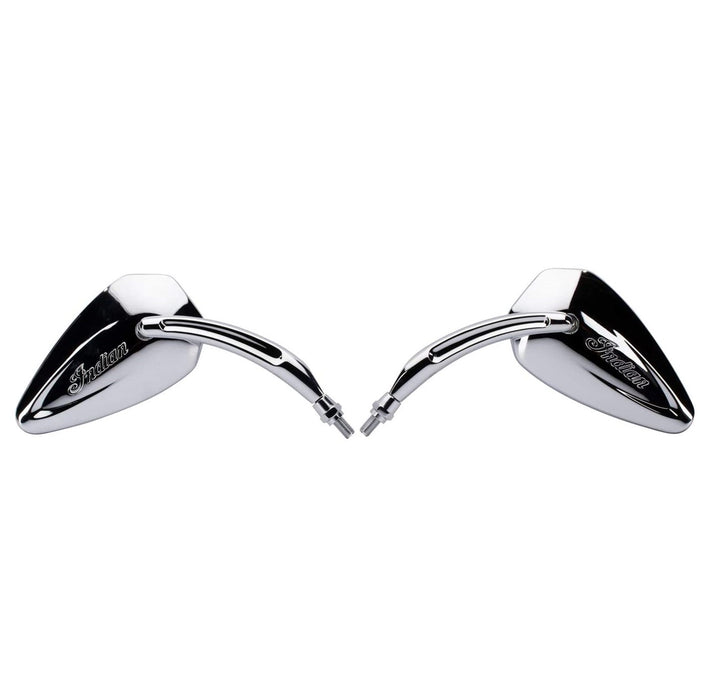 Indian Motorcycle Pinnacle Mirrors in Chrome, Pair | 2880132-156 - Bair's Powersports