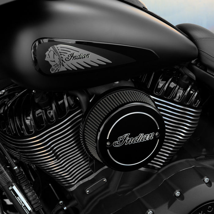 Indian Motorcycle Thunderstroke® High Flow Air Intake with Stage 1 Calibration, Black | 2880654-266 - Bair's Powersports