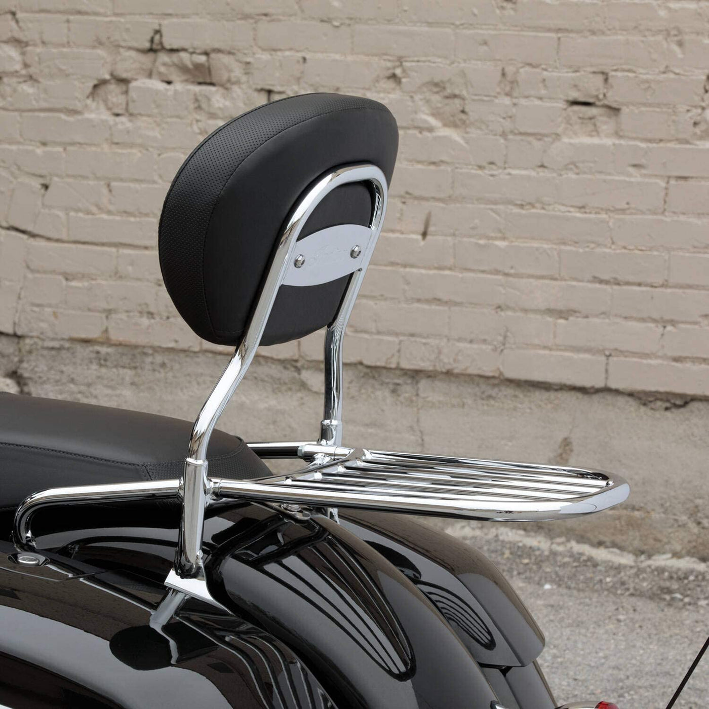 Indian Motorcycle Sissy Bar Luggage Rack, Chrome 2880955156 — Bair's
