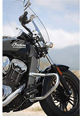 Indian Motorcycle Steel Front Highway Bars, Pair, Chrome | 2881756-156 - Bair's Powersports