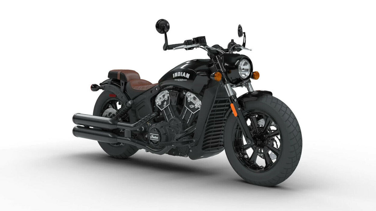Indian Motorcycle Bobber Passenger Seat, Brown Leather | 2883055-LNA - Bair's Powersports