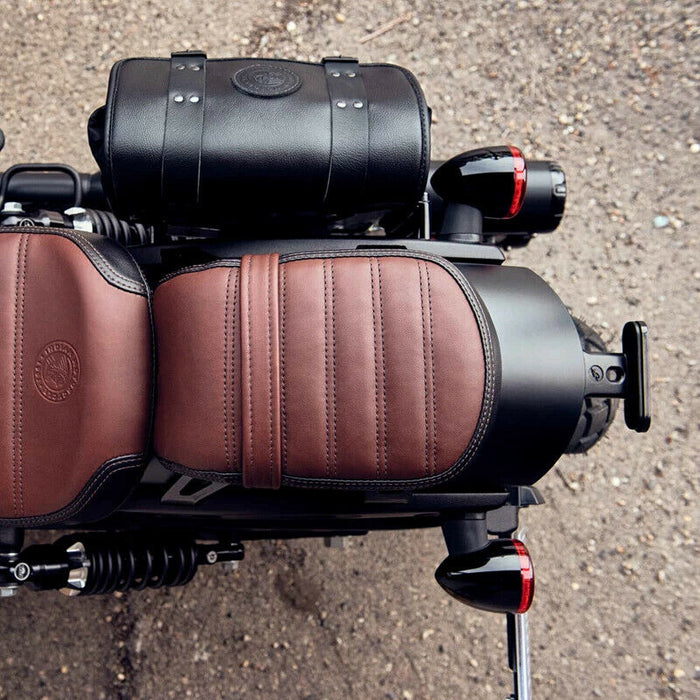 Indian Motorcycle Bobber Passenger Seat, Brown Leather | 2883055-LNA - Bair's Powersports