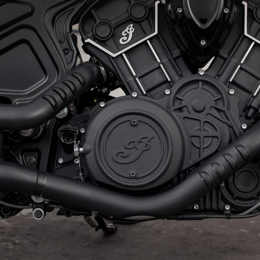 Indian Motorcycle Heat Exhaust Shields, Matte Black | 2883482-266 - Bair's Powersports