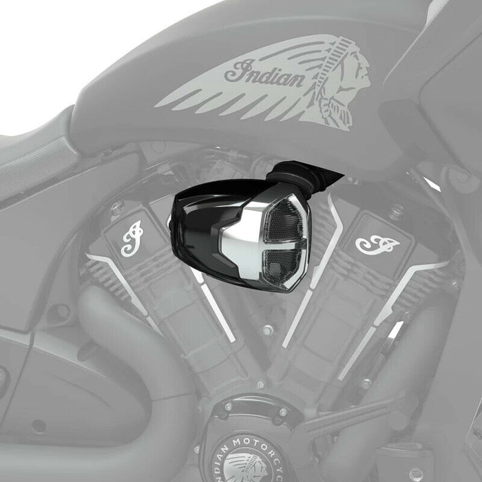 Indian Motorcycle PowerPlus Stage 1 Air Intake, Thunder Black | 2883737-266 - Bair's Powersports