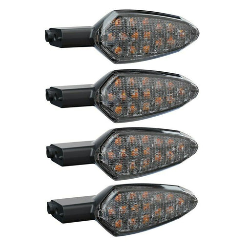 Indian Motorcycle Front and Rear Turn Signals, Clear, 4 Pack | 2884156 - Bair's Powersports