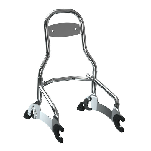 Indian Motorcycle Steel 12 in. Universal Quick Release Passenger Sissy Bar, Chrome | 2884186-156 - Bair's Powersports