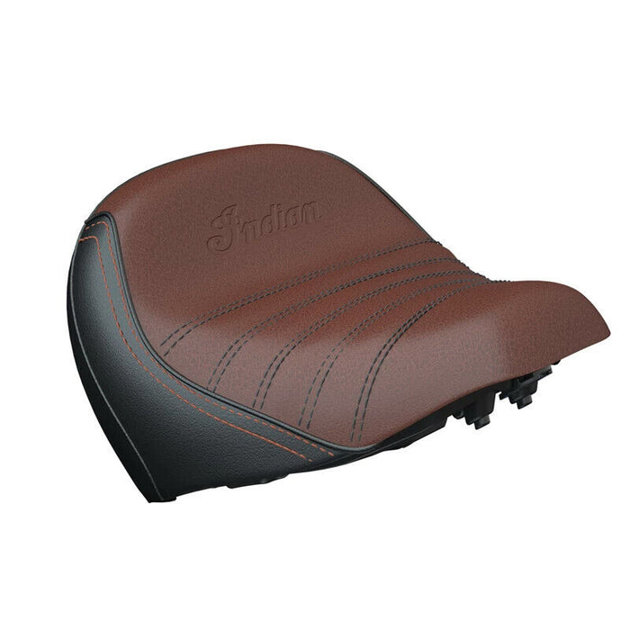Indian Motorcycle Rider Comfort Seat, Brown Leather | 2884226-VNA - Bair's Powersports