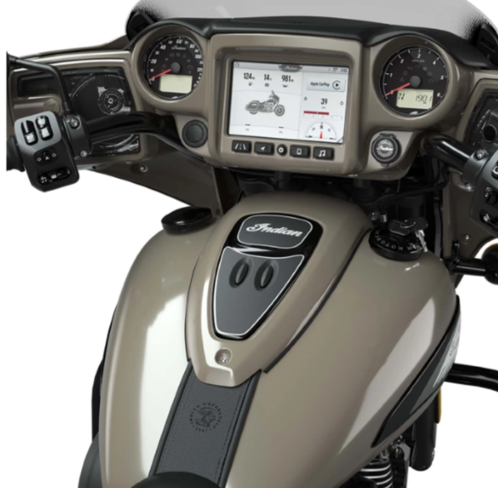 Indian Motorcycle Locking Fuel Cap, Matte Black | 2884600-266 - Bair's Powersports