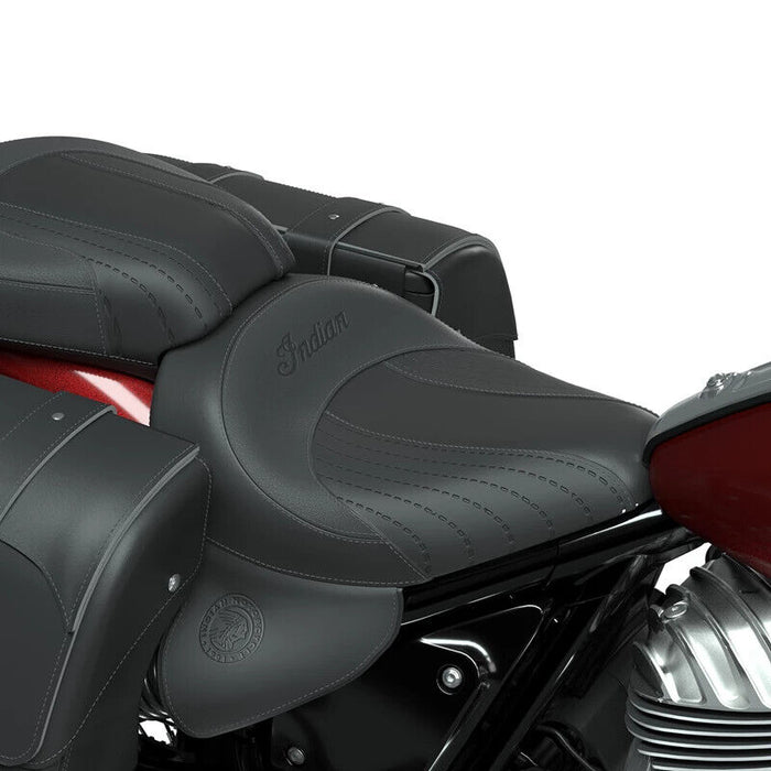 Indian Motorcycle Reduced Reach Solo Seat, Black | 2884643-VBA - Bair's Powersports