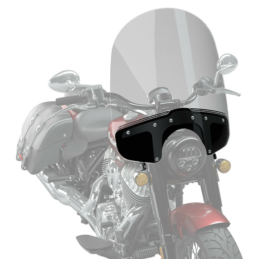 Indian Motorcycle 26.8 in. Quick Release Tall Windshield, Black | 2884693-266 - Bair's Powersports