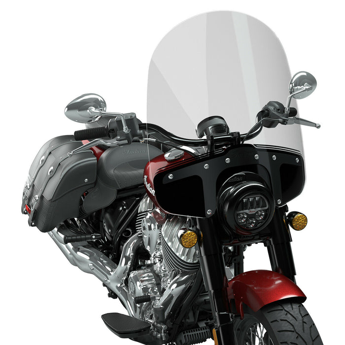 Indian Motorcycle 26.8 in. Quick Release Tall Windshield, Black | 2884693-266 - Bair's Powersports
