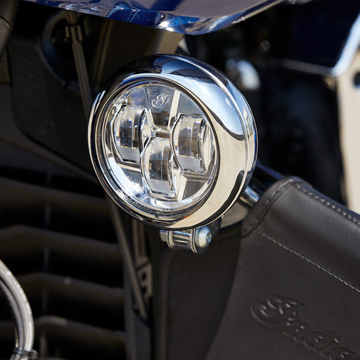 Indian Motorcycle Pathfinder S LED Driving Lights, Chrome | 2884708-156 - Bair's Powersports